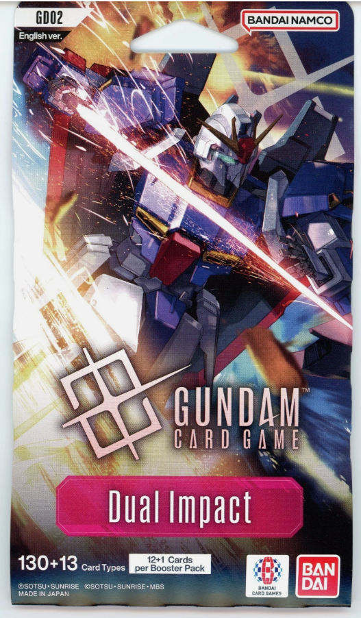 Gundam Card Game Dual Impact Sleeved Booster Pack